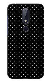 White Dots Nokia 6.1 plus Back Cover